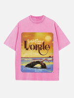 Lorde Print Round Neck T-shirt