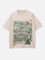 The Cranberries Print Round Neck T-shirt