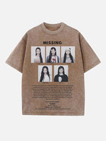 ILLIT Print Round Neck T-shirt