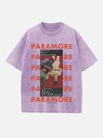 Paramore Print Round Neck T-shirt