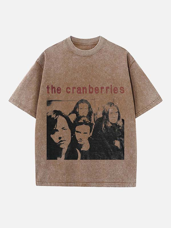The Cranberries Print Round Neck T-shirt