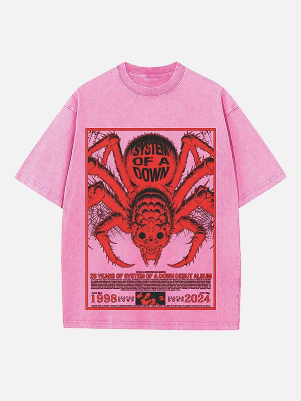 System of a Down Print Round Neck T-shirt
