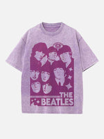 The Beatles Print Round Neck T-shirt
