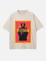 Rihanna Print Round Neck T-shirt