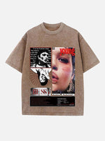 Lola Young Print Round Neck T-shirt