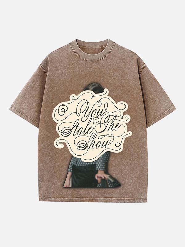 Sienna Spiro Print Round Neck T-shirt