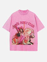 Chappell Roan Print Round Neck T-shirt