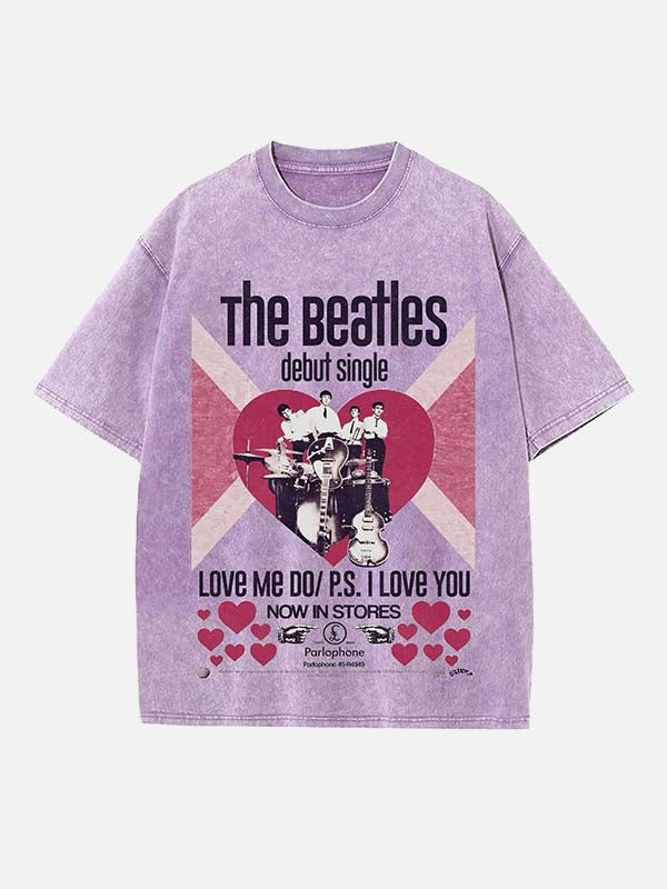 The Beatles Print Round Neck T-shirt