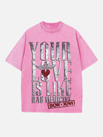 Bon Jovi Print Round Neck T-shirt