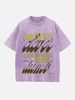 Lola Young Print Round Neck T-shirt