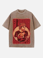 Ed Sheeran Print Round Neck T-shirt