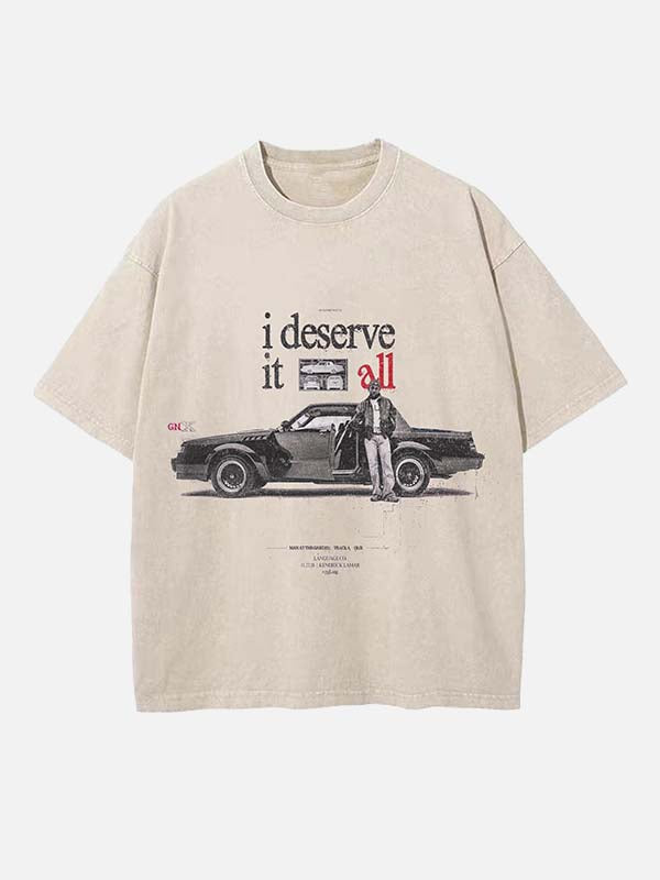Kendrick Lamar Print Round Neck T-shirt
