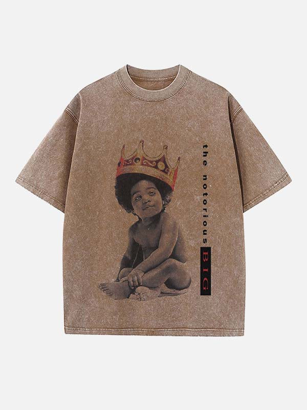 The Notorious B.I.G. Print Round Neck T-shirt