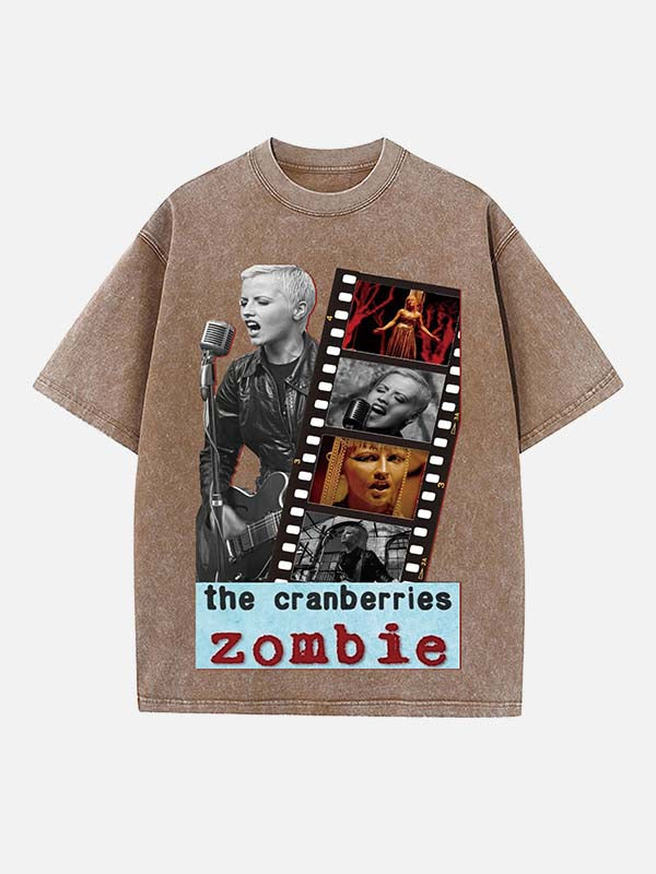 The Cranberries Print Round Neck T-shirt