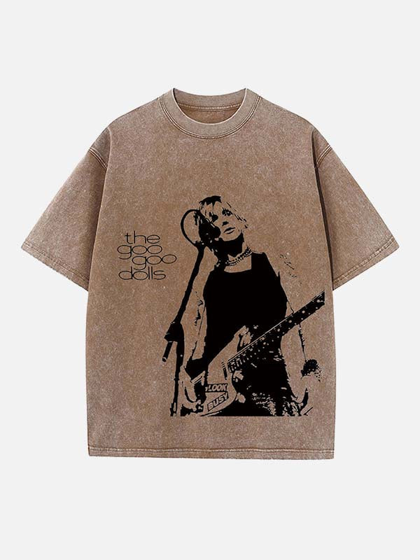 The Goo Goo Dolls Print Round Neck T-shirt