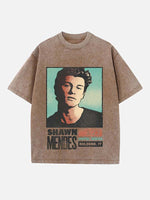 Shawn Mendes Print Round Neck T-shirt
