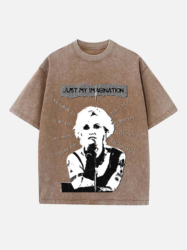 The Cranberries Print Round Neck T-shirt