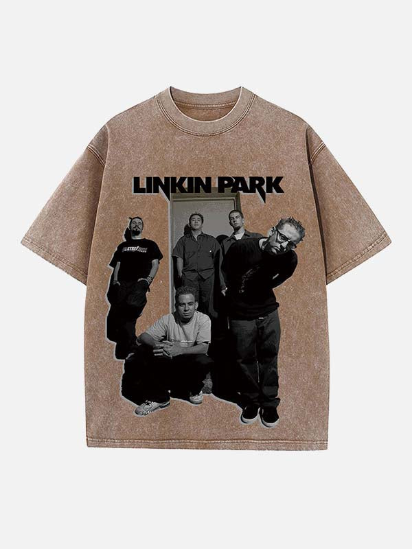 Linkin Park Print Round Neck T-shirt