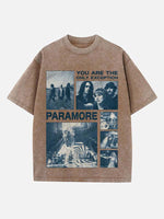 Paramore Print Round Neck T-shirt