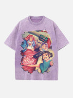 HUNTR/X Print Round Neck T-shirt