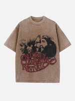 Creedence Clearwater Revival Print Round Neck T-shirt