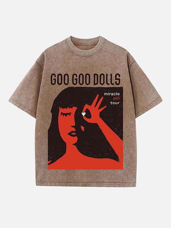 The Goo Goo Dolls Print Round Neck T-shirt