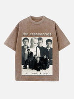 The Cranberries Print Round Neck T-shirt