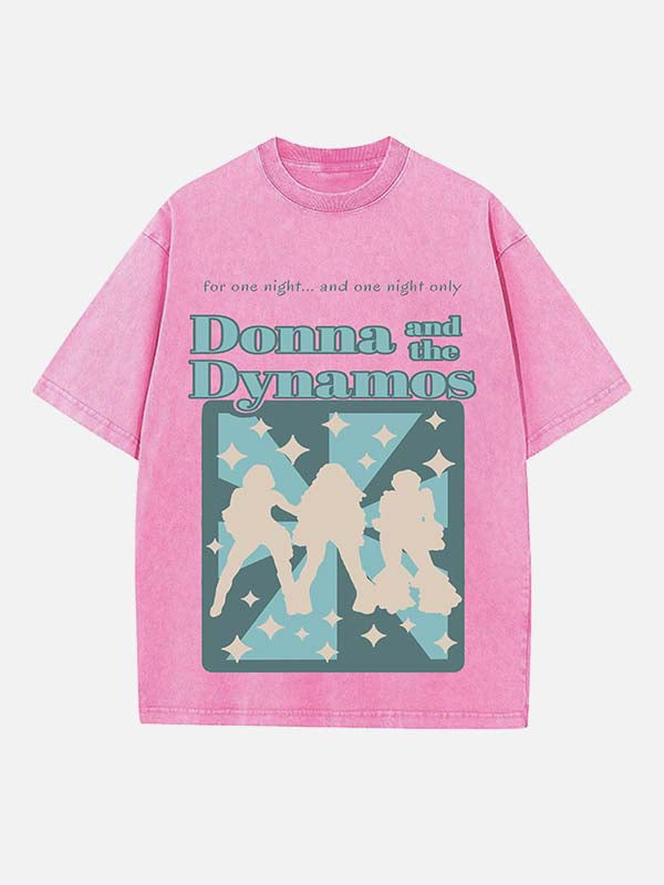 ABBA Print Round Neck T-shirt