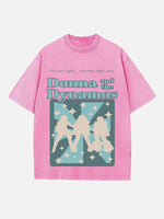 ABBA Print Round Neck T-shirt