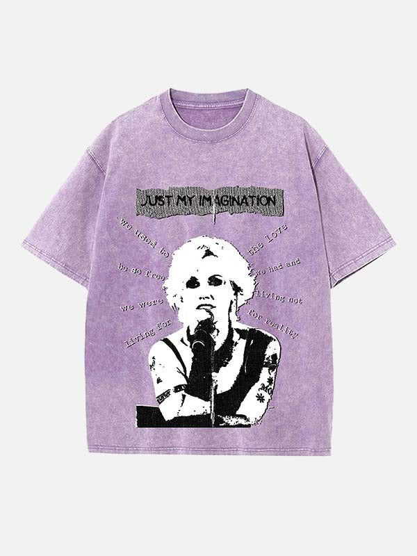 The Cranberries Print Round Neck T-shirt