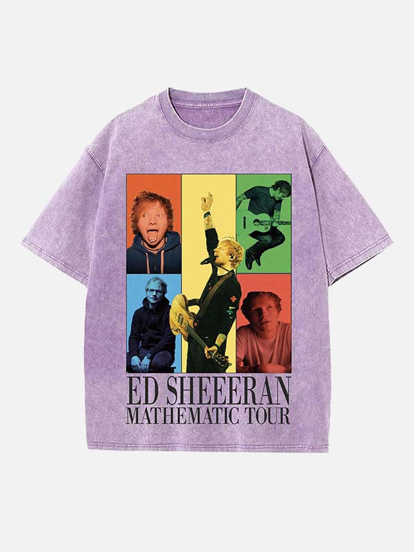 Ed Sheeran Print Round Neck T-shirt