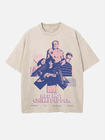 Red Hot Chili Peppers Print Round Neck T-shirt