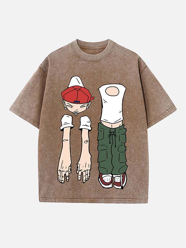 Limp Bizkit Print Round Neck T-shirt