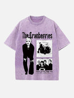 The Cranberries Print Round Neck T-shirt