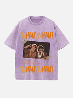 George Michael Wham! Print Round Neck T-shirt