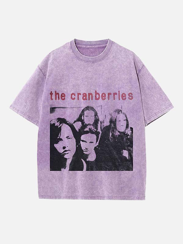 The Cranberries Print Round Neck T-shirt