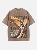 Radiohead Print Round Neck T-shirt