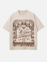 Taylor Swift Print Round Neck T-shirt