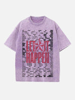 Tame Impala Print Round Neck T-shirt