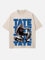 Tate McRae Print Round Neck T-shirt