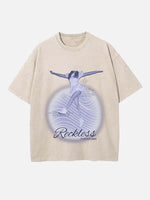 Madison Beer Print Round Neck T-shirt