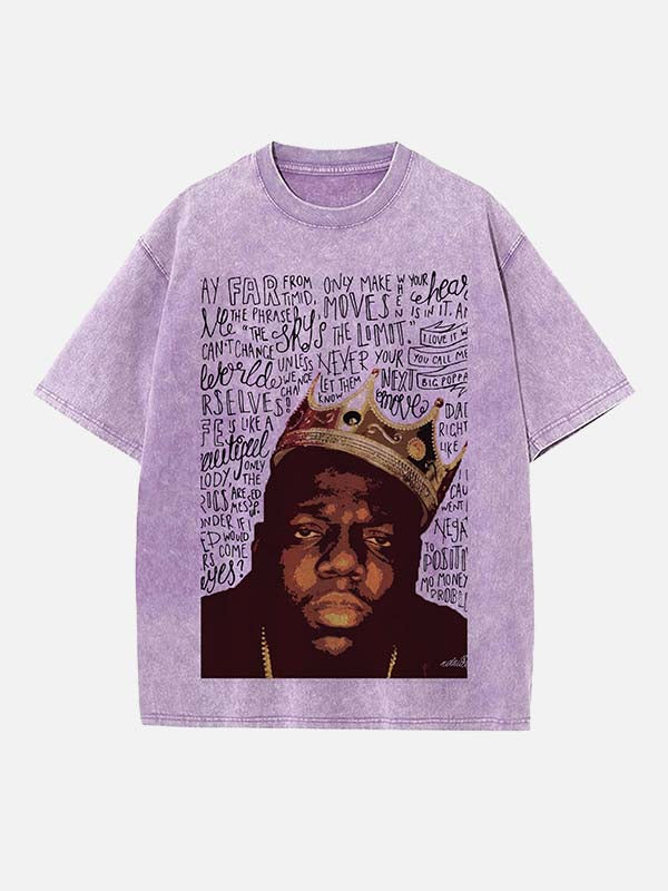 The Notorious B.I.G. Print Round Neck T-shirt