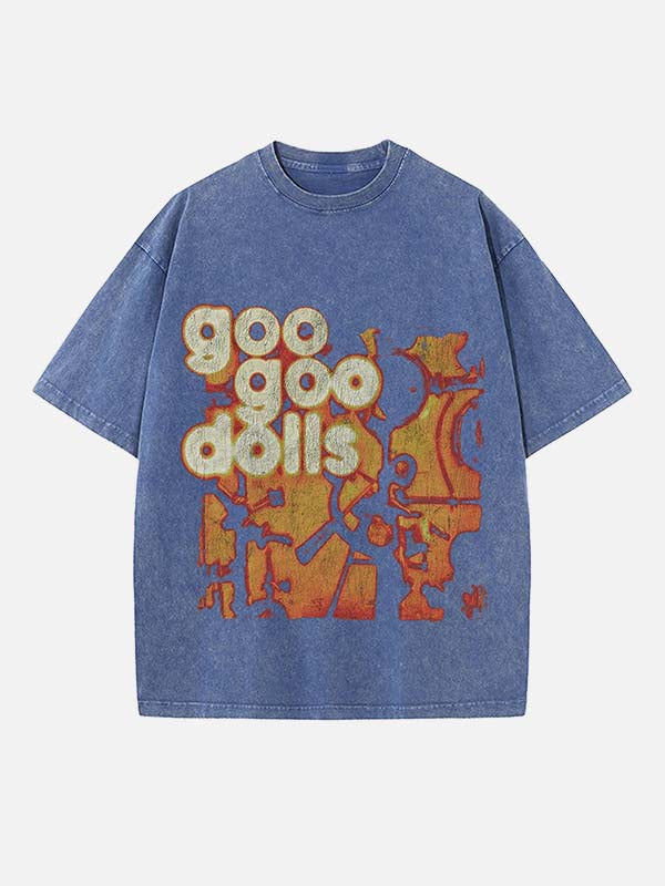 The Goo Goo Dolls Print Round Neck T-shirt