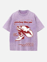 Taylor Swift Print Round Neck T-shirt