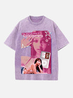 PinkPantheress Print Round Neck T-shirt