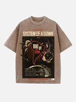 System of a Down Print Round Neck T-shirt