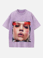 Lola Young Print Round Neck T-shirt