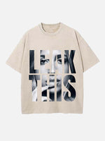 Tate McRae Print Round Neck T-shirt