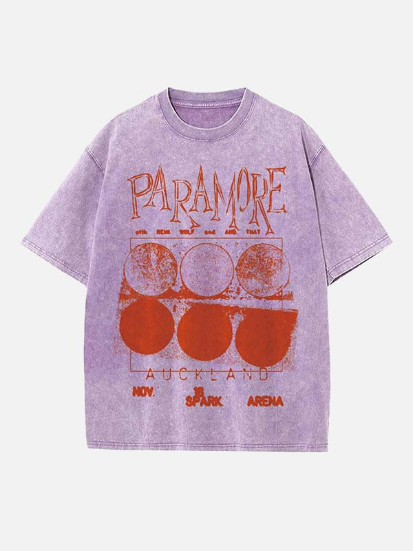 Paramore Print Round Neck T-shirt