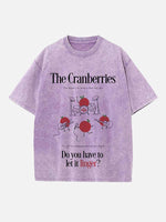 The Cranberries Print Round Neck T-shirt